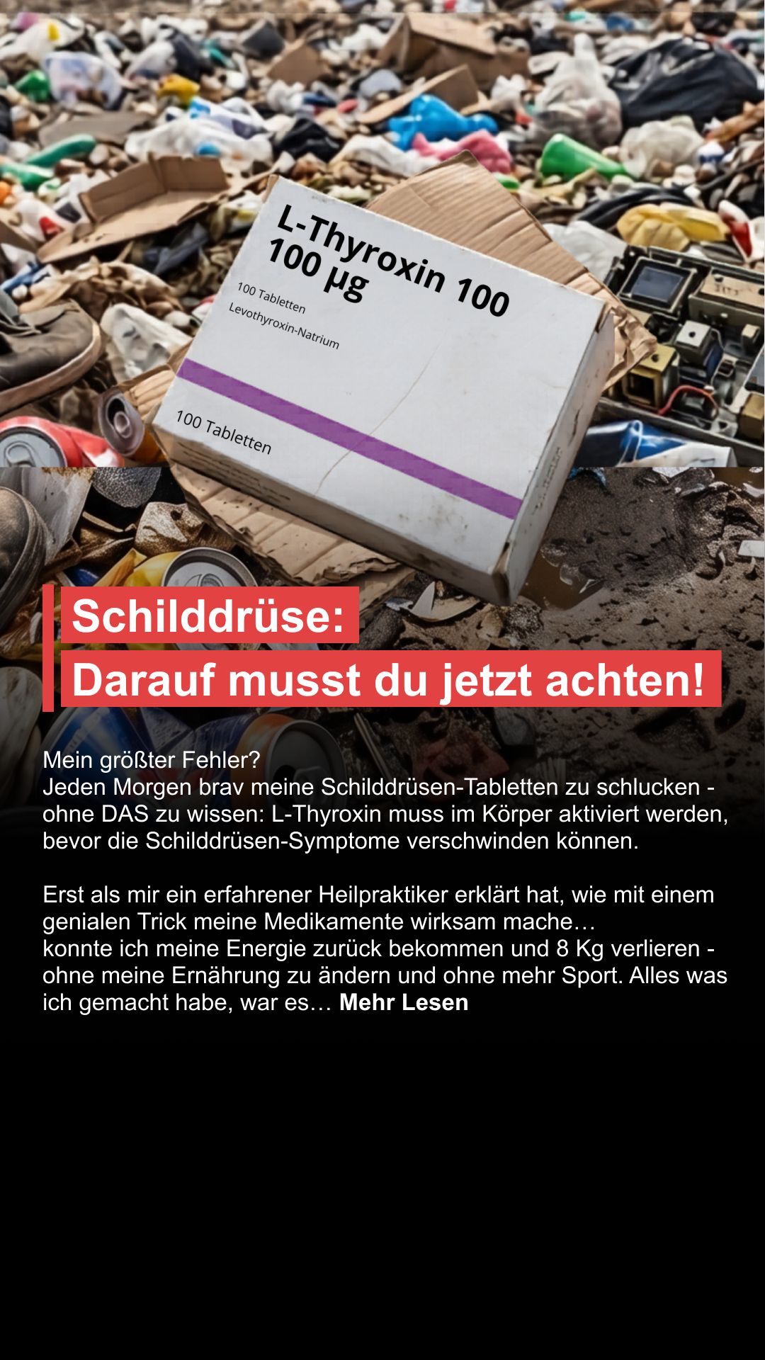 Mission Schilddrüse Facebook ad