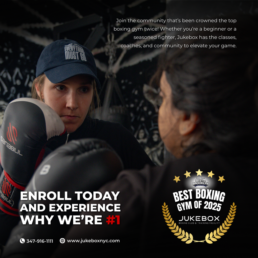 Jukebox Boxing Club Facebook ad