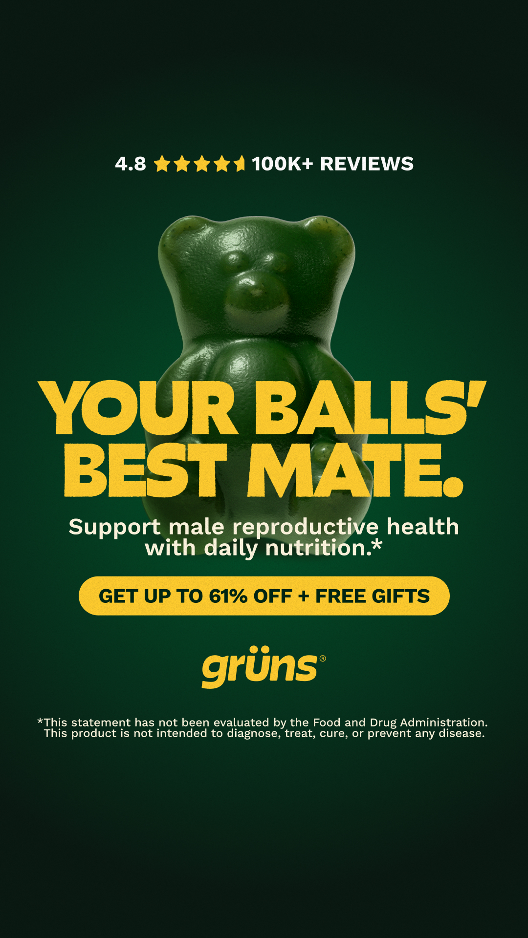 Grüns Facebook ad