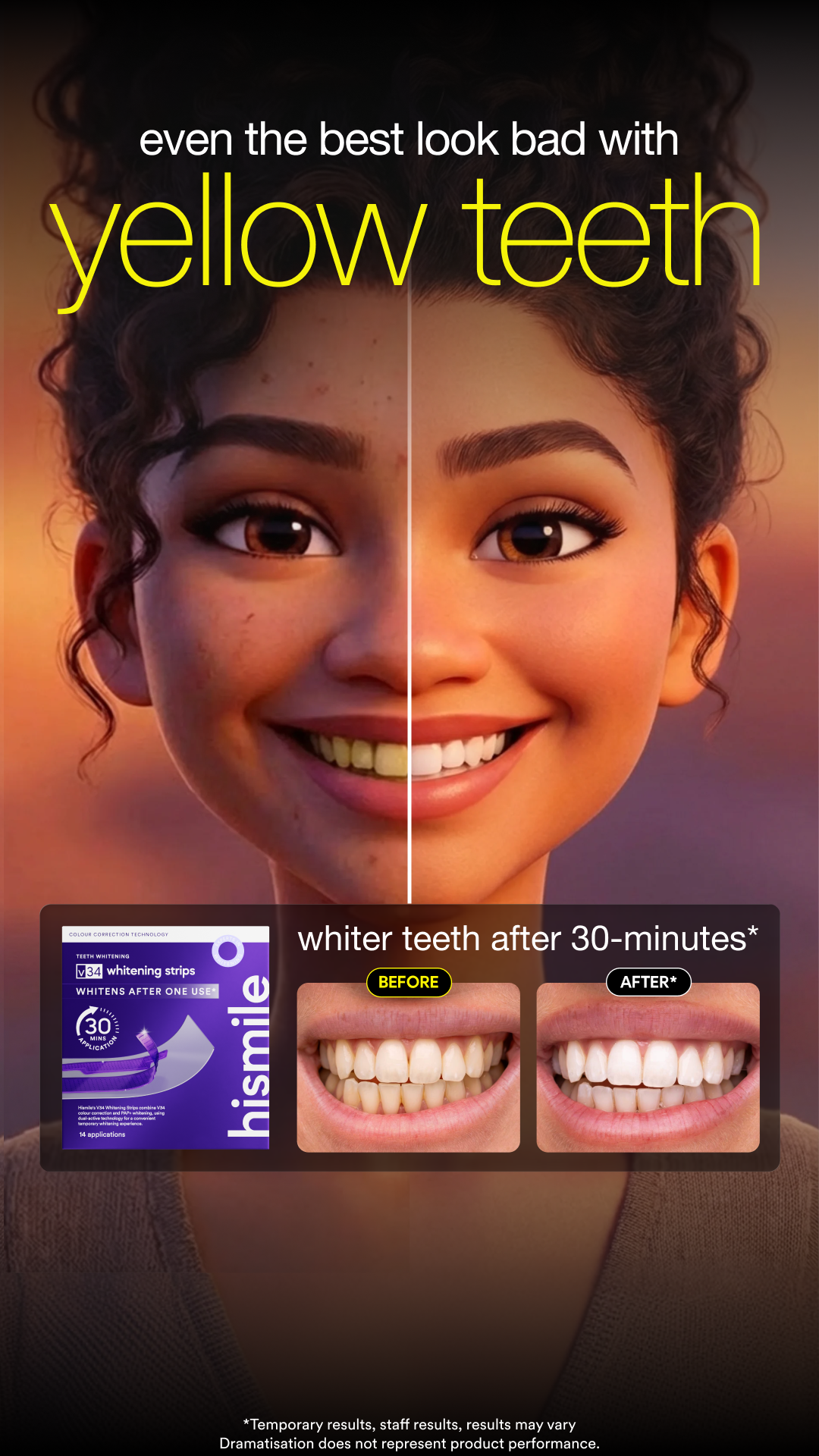 Hismile Facebook ad