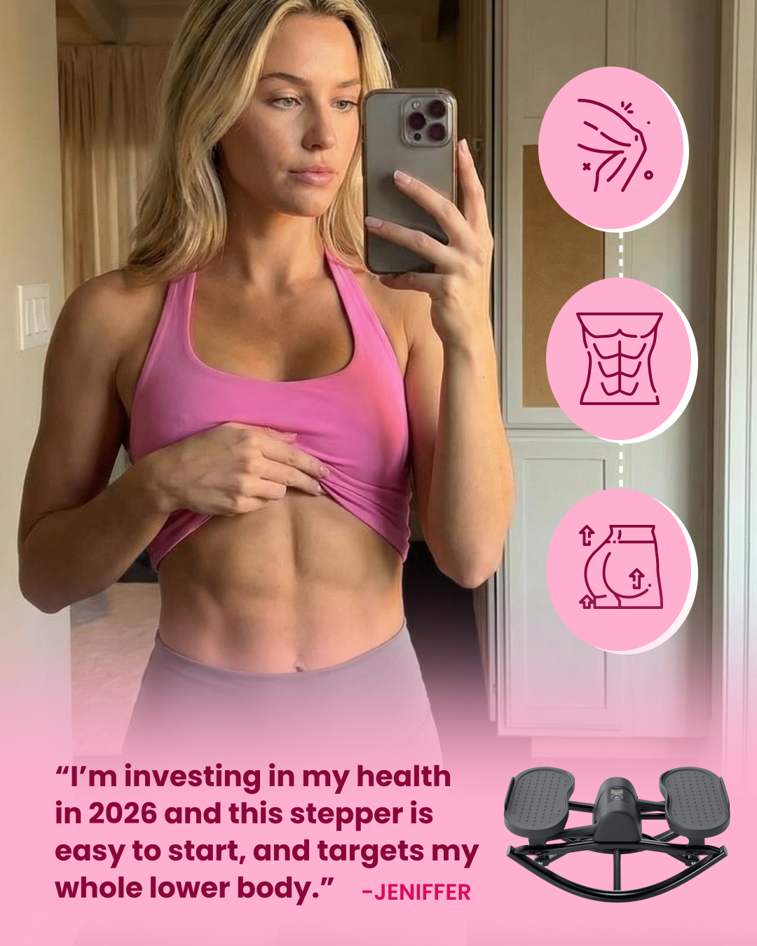 LhanelFit Facebook ad