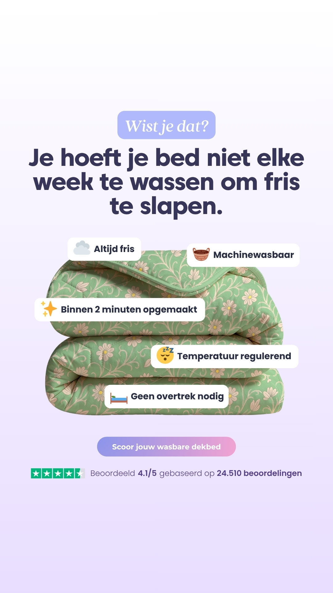 HappyBed Facebook ad