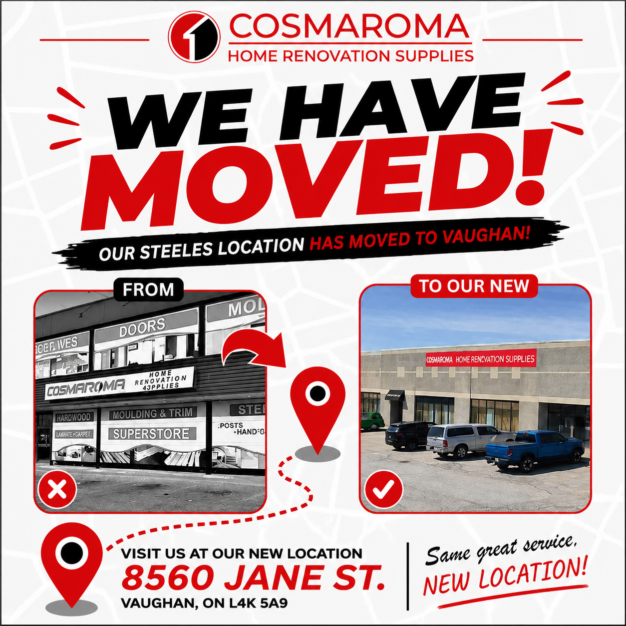 Cosmaroma Home Renovation Supplies Facebook ad