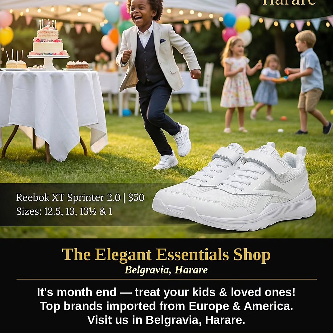 The Elegant Essentials Shop Facebook ad: STYLISH KID'S SHOES & SNEAKERS.