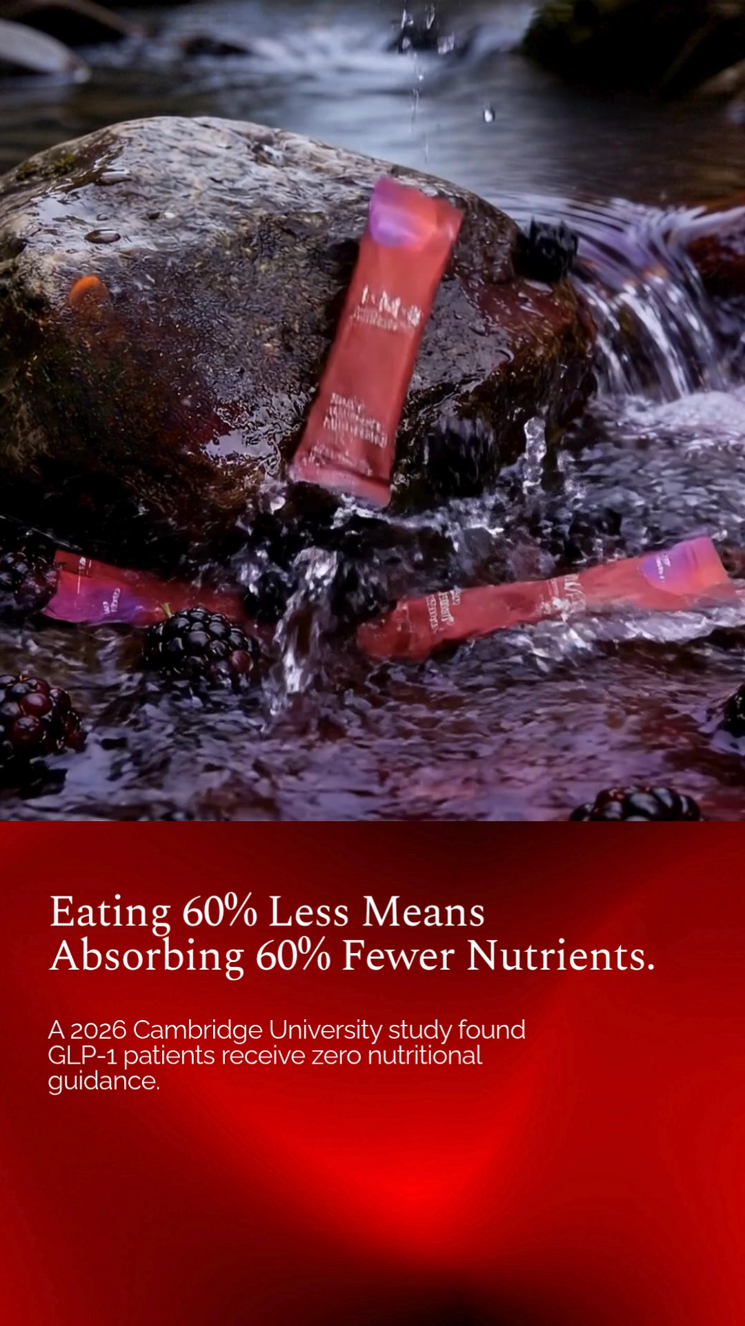 IM8 Global Facebook ad: GLP-1 Depletes. IM8 Replenishes.
