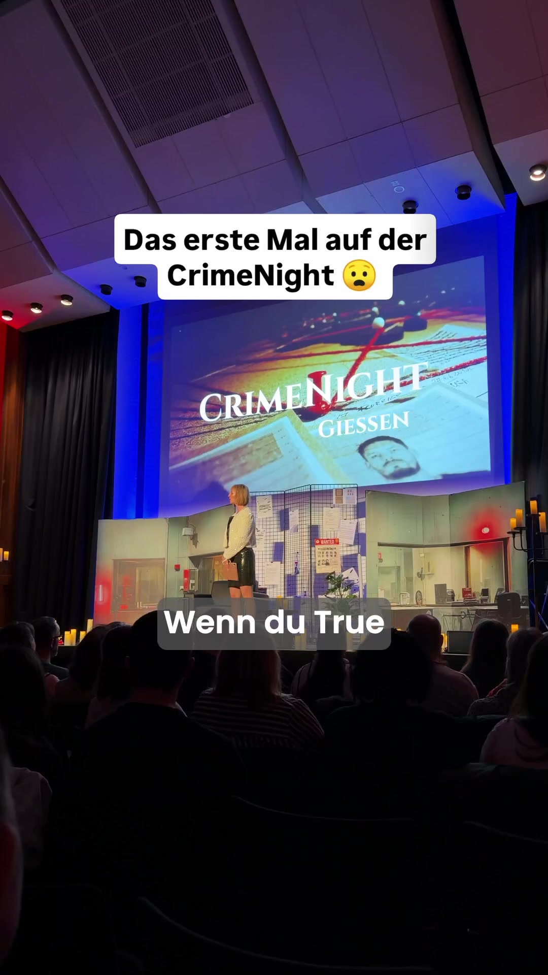 Crime Night Events Facebook ad: True Crime Night in deiner Stadt! Jetzt Tickets sichern.