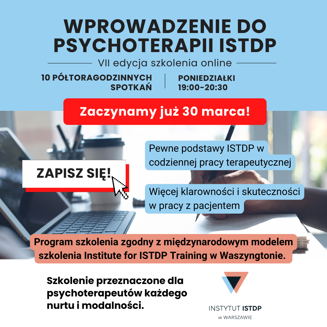 Instytut ISTDP Facebook ad: Poznaj podejście ISTDP!