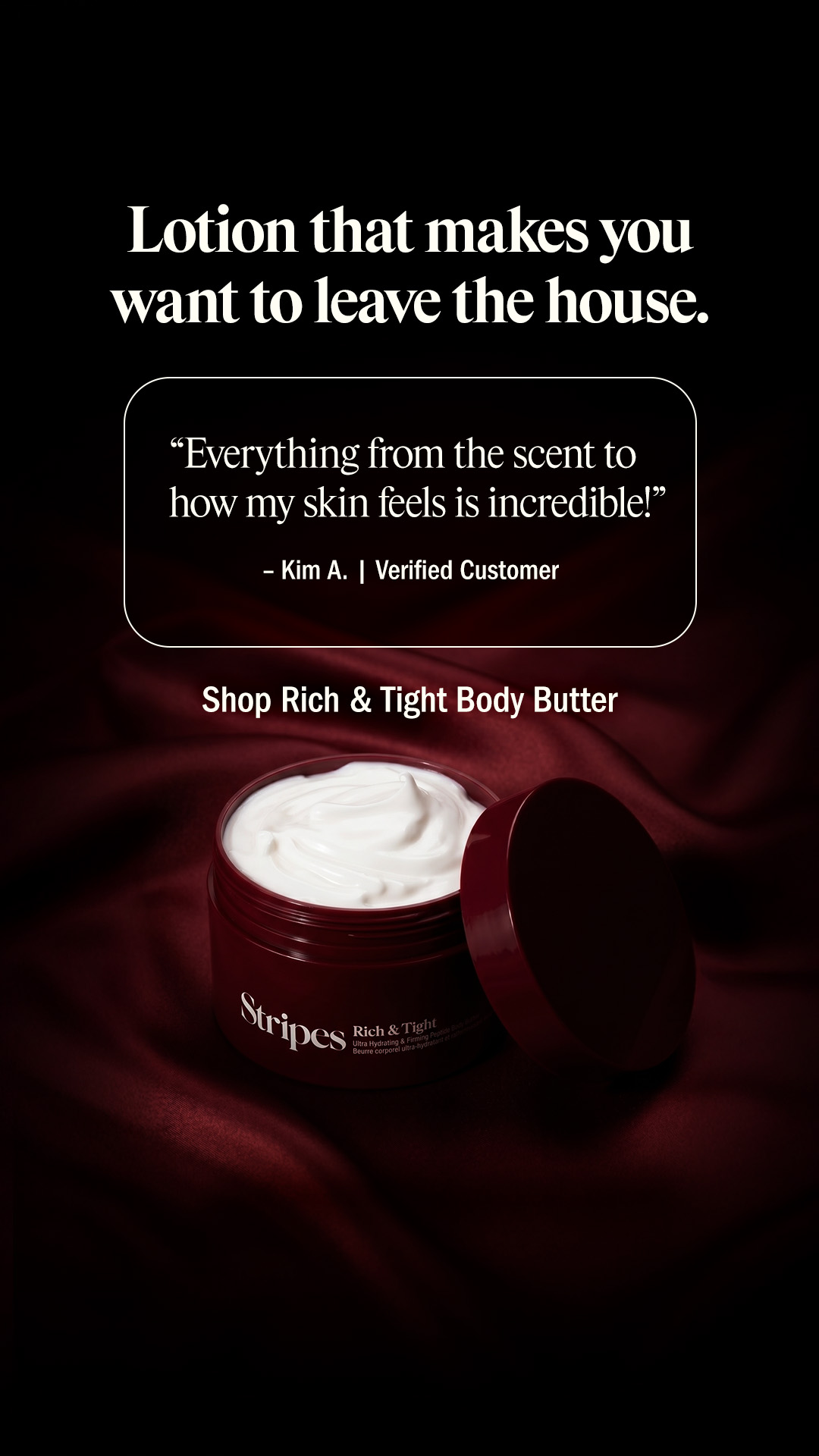 Stripes Beauty Facebook ad