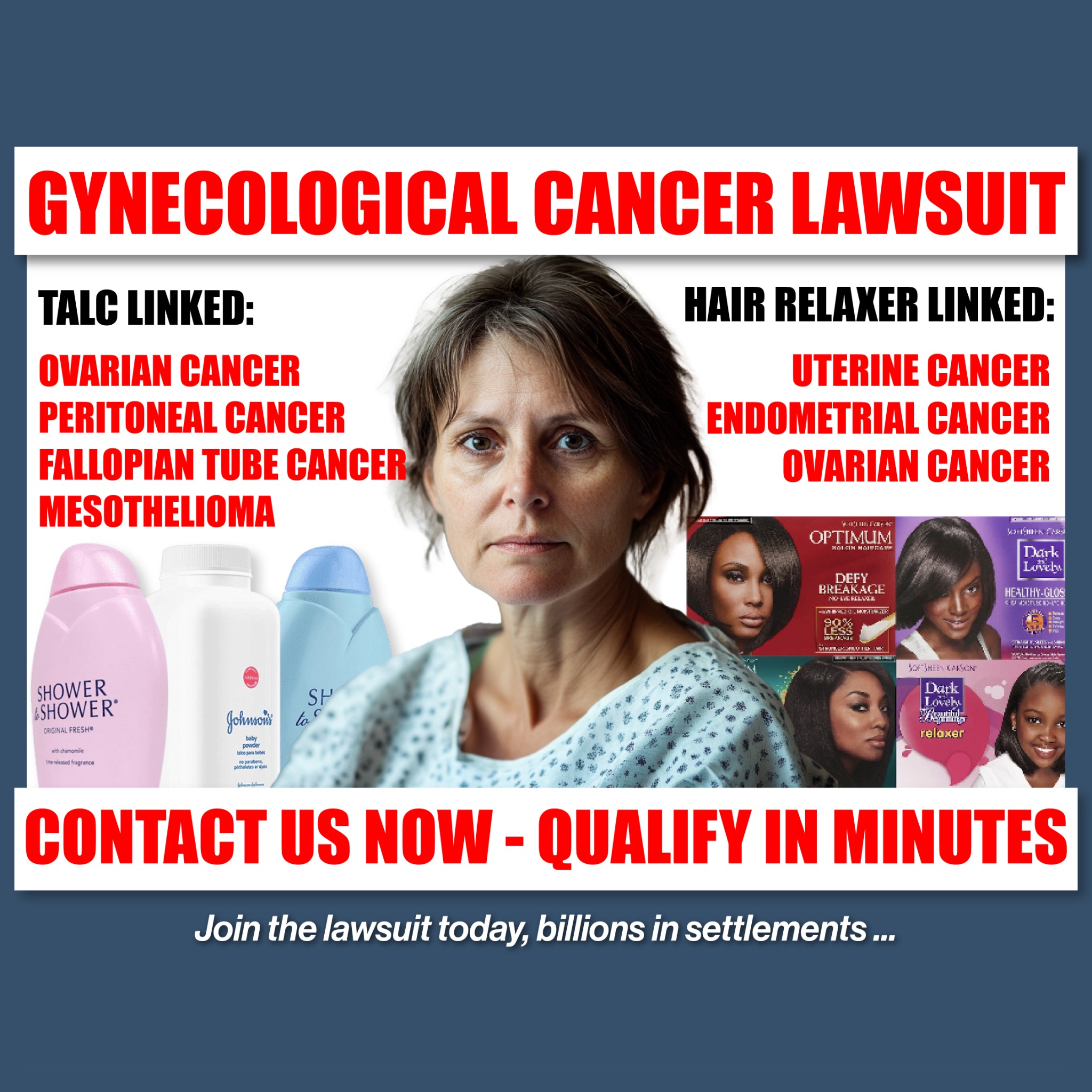 Female Cancer Claims Facebook ad from Jan 14, 2026