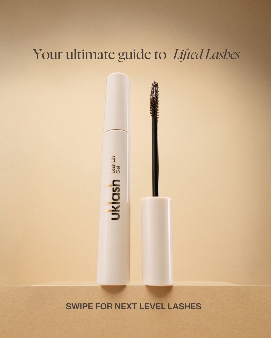 Uklash Facebook ad: Swipe & save for instantly lifted lashes Now…