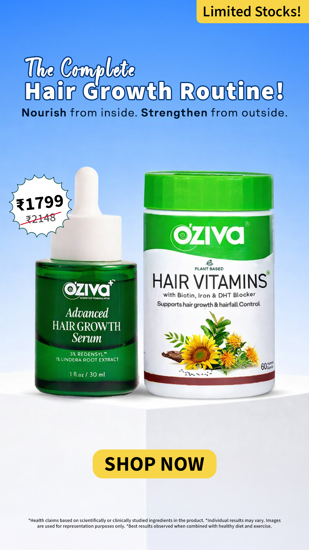 OZiva Facebook ad