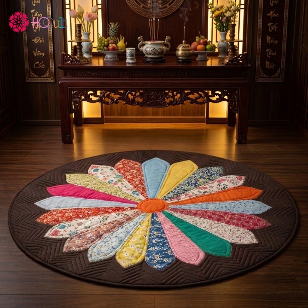 HQQuilt - Handmade Decor Facebook ad: Thảm thiền hoa cúc - Cân mọi không…