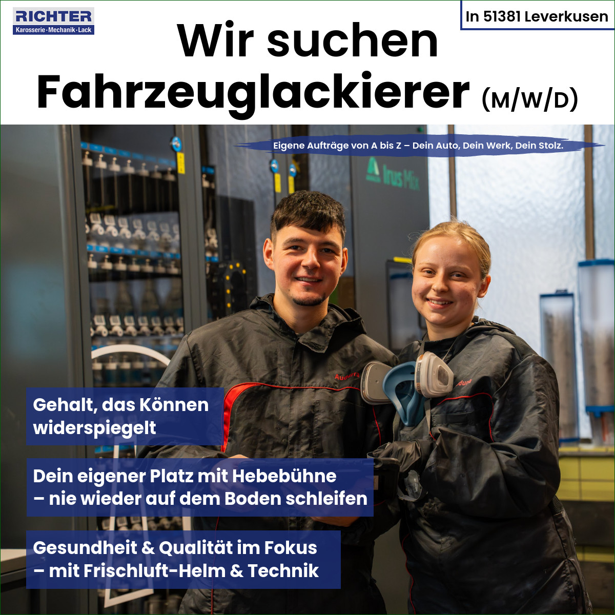 Richter Leverkusen - Jobs Facebook ad