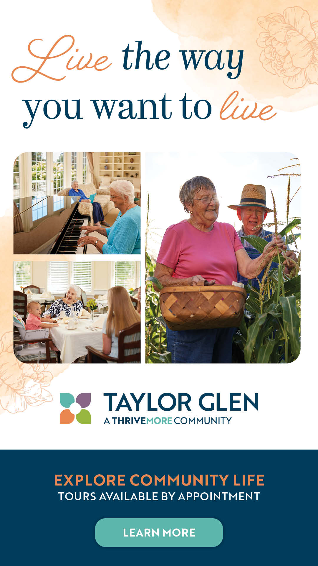 Taylor Glen Life Plan Community Facebook ad