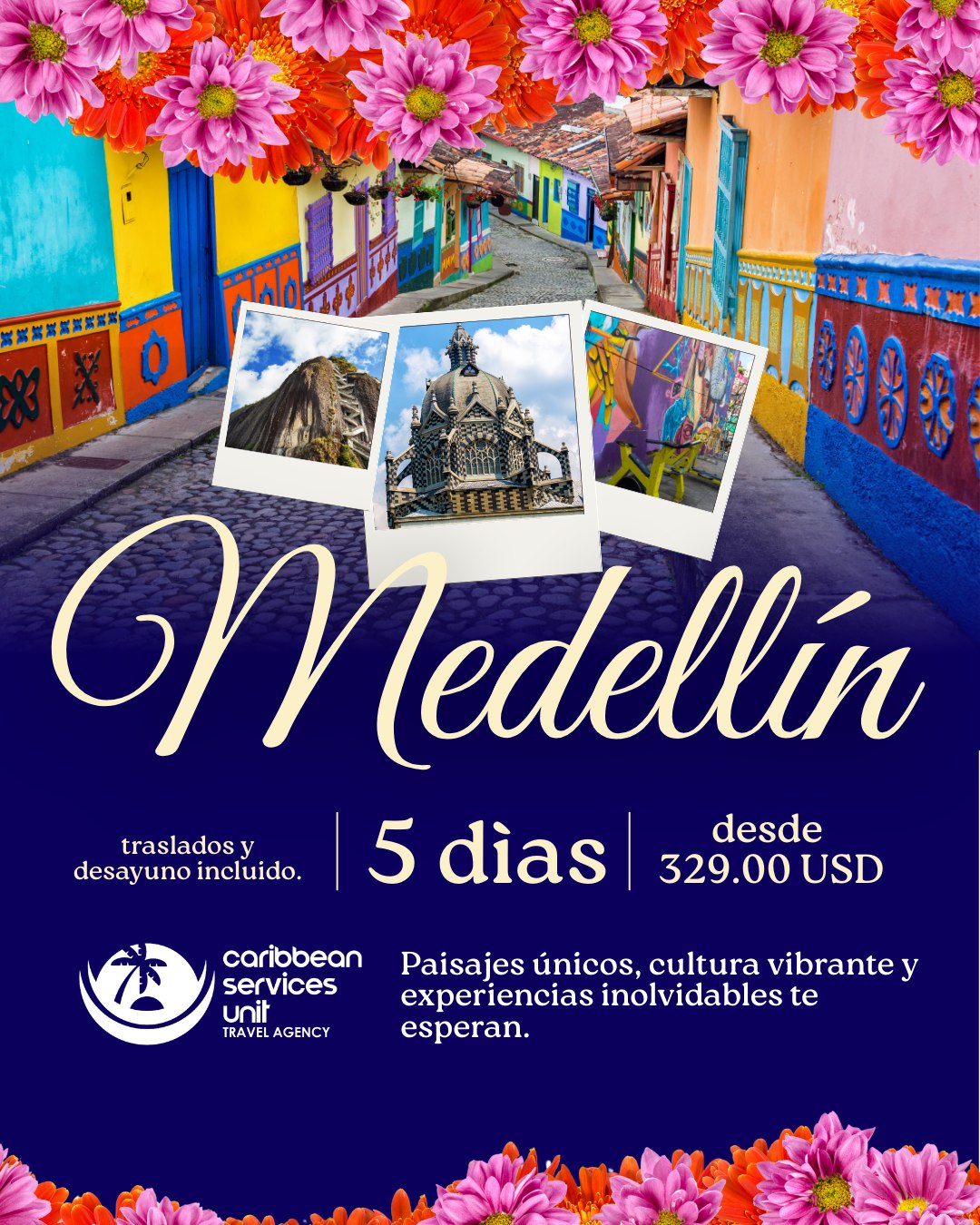 Caribbean Services Unit Facebook ad: TOUR 5 DÍAS / 4 NOCHES, Precio por…