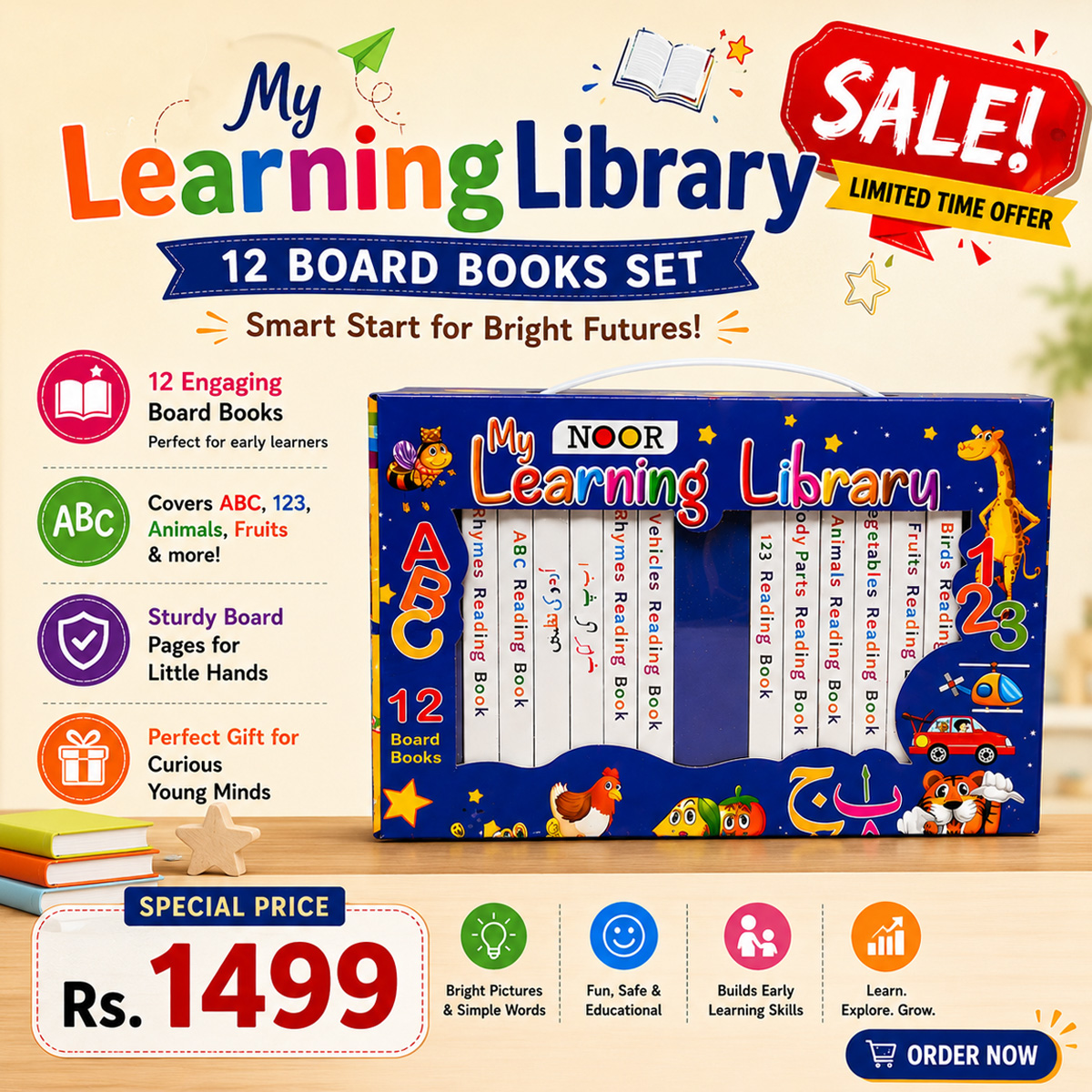 Tiny Mind's Facebook ad: Fun Learning Starts Here!