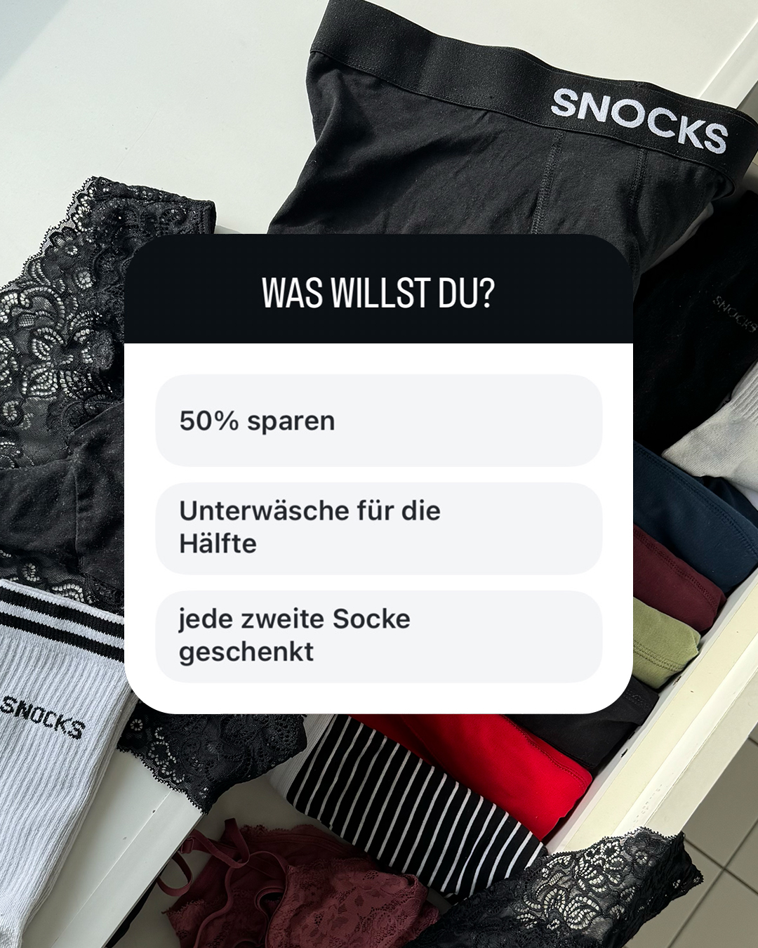 Snocks Facebook ad