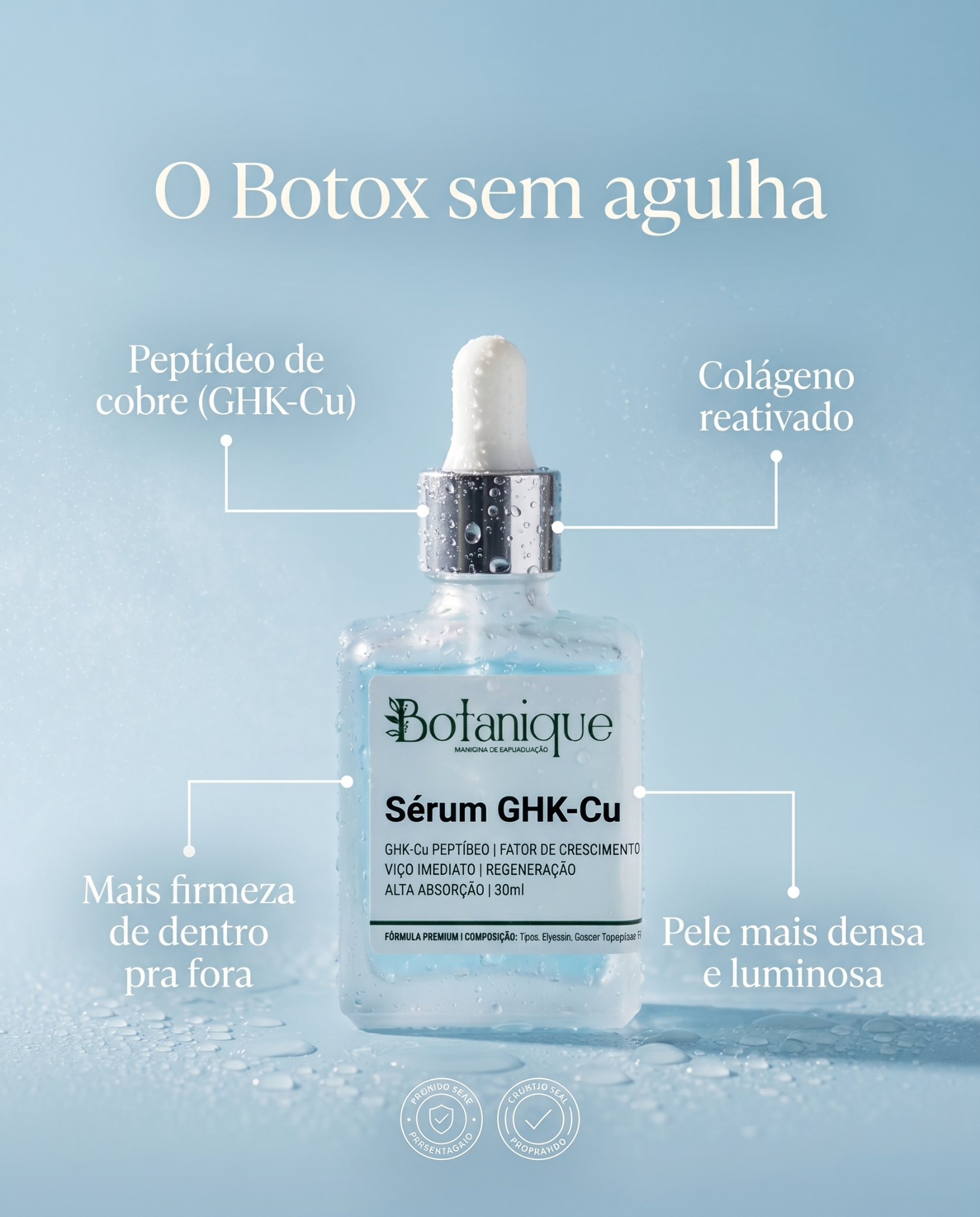 Farmácia de Manipulação Botanique Facebook ad: Firmeza sem agulha