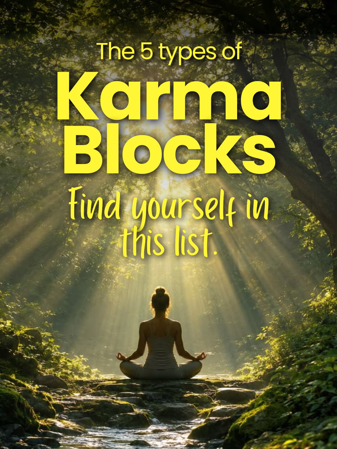 The Healing Wiz Facebook ad: 5 types of karma blocks and most people…