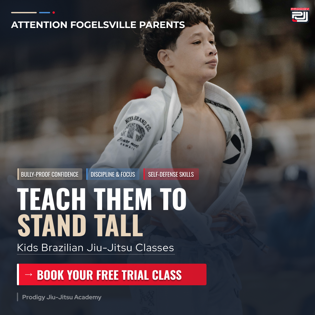 Prodigy Jiu-Jitsu Academy Facebook ad: Try a FREE Intro Class