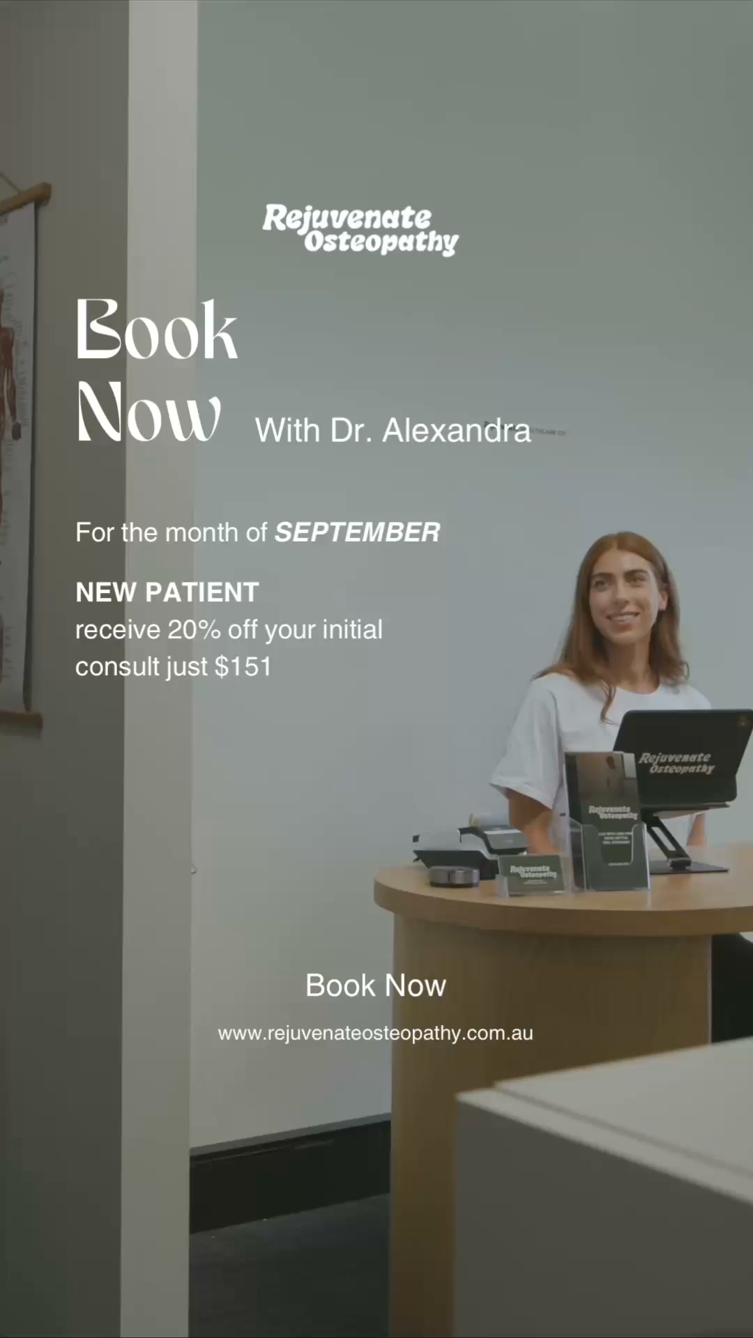 Rejuvenate Healthcare Co Facebook ad: September Offer