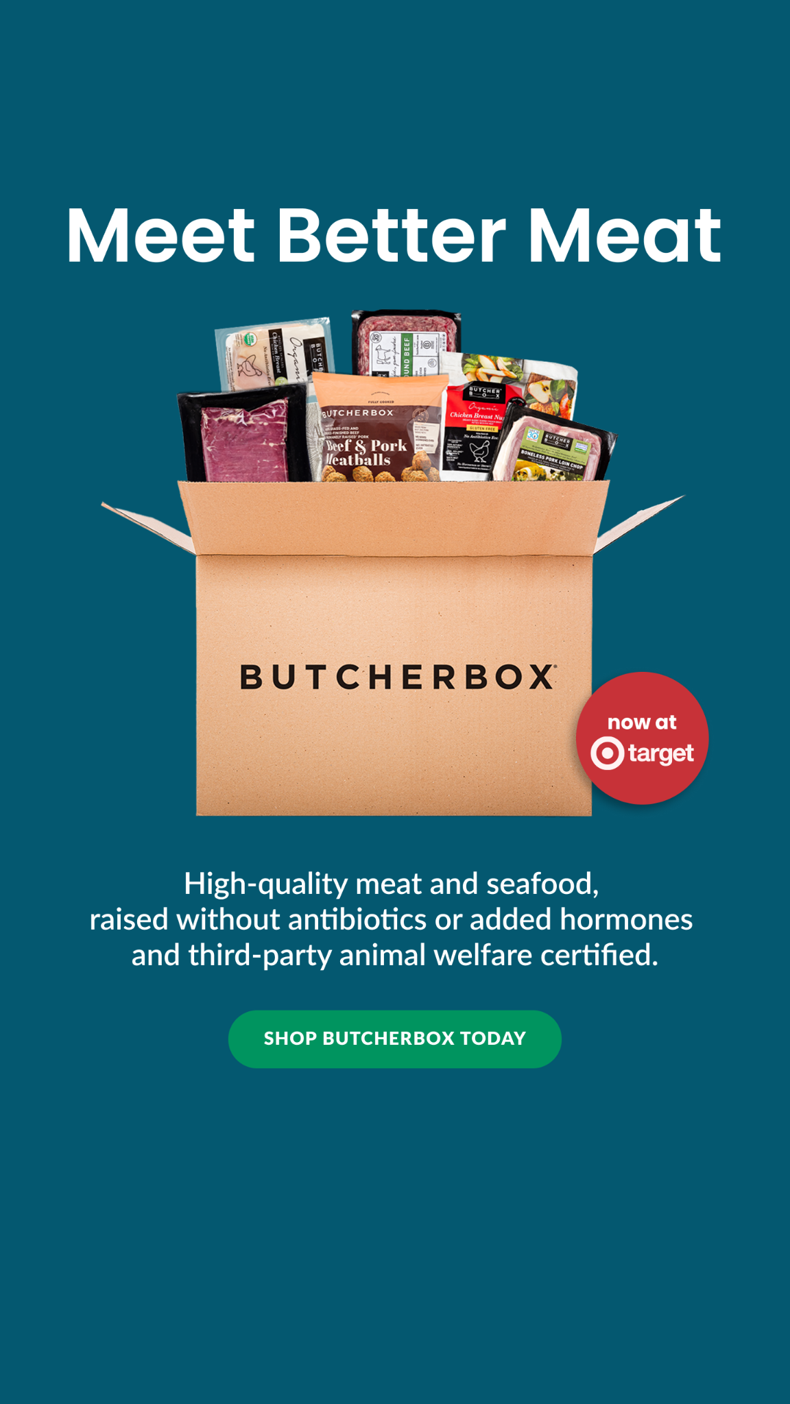 ButcherBox Facebook ad
