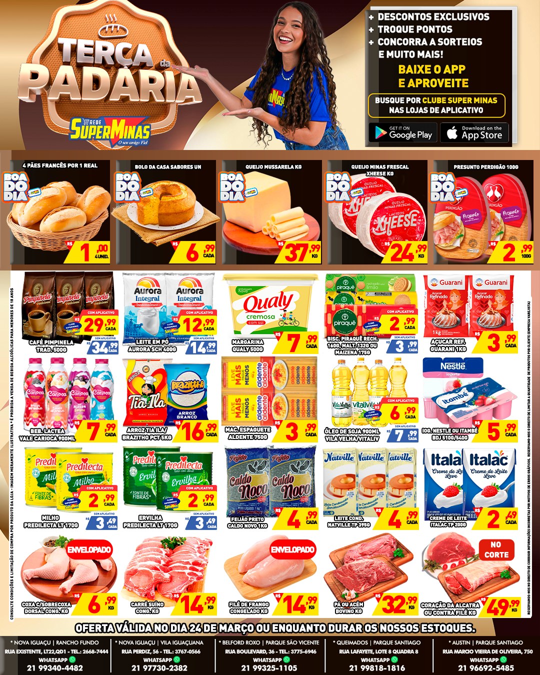 Rede Superminas Vila Iguaçuana Facebook ad: TERÇA DA PADARIA TÁ ON!