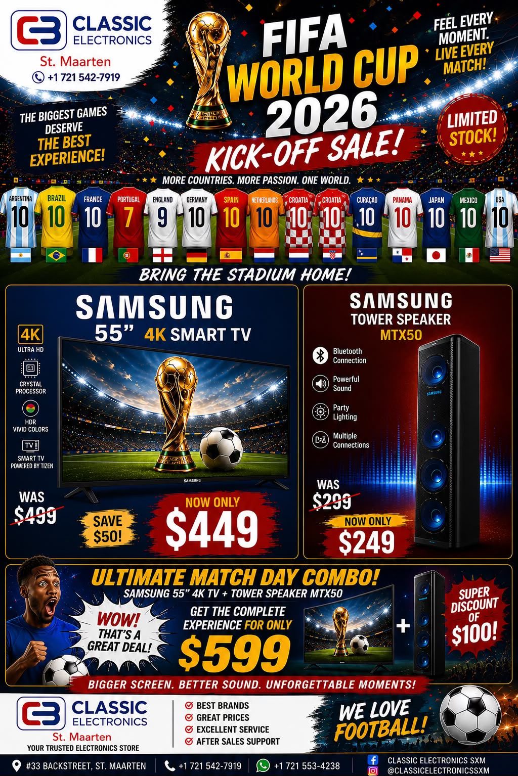 Classic Electronics - SXM/ St. Maarten Facebook ad