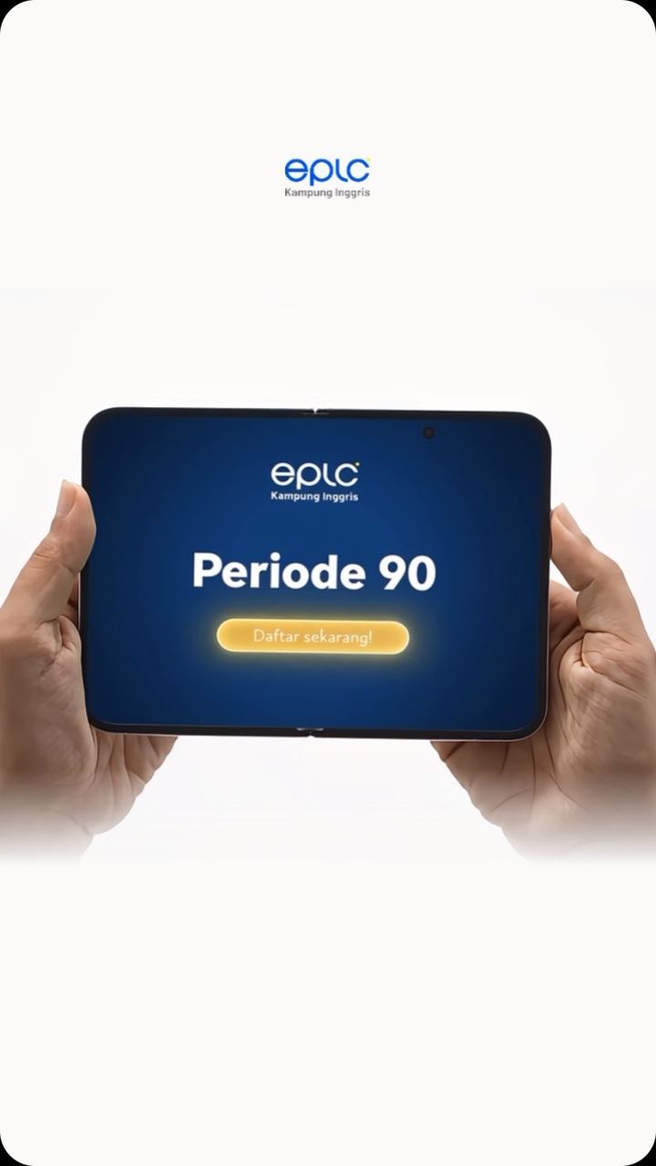 Kampung Inggris EPLC Facebook ad: PERIODE 90 EPLC IS HERE!