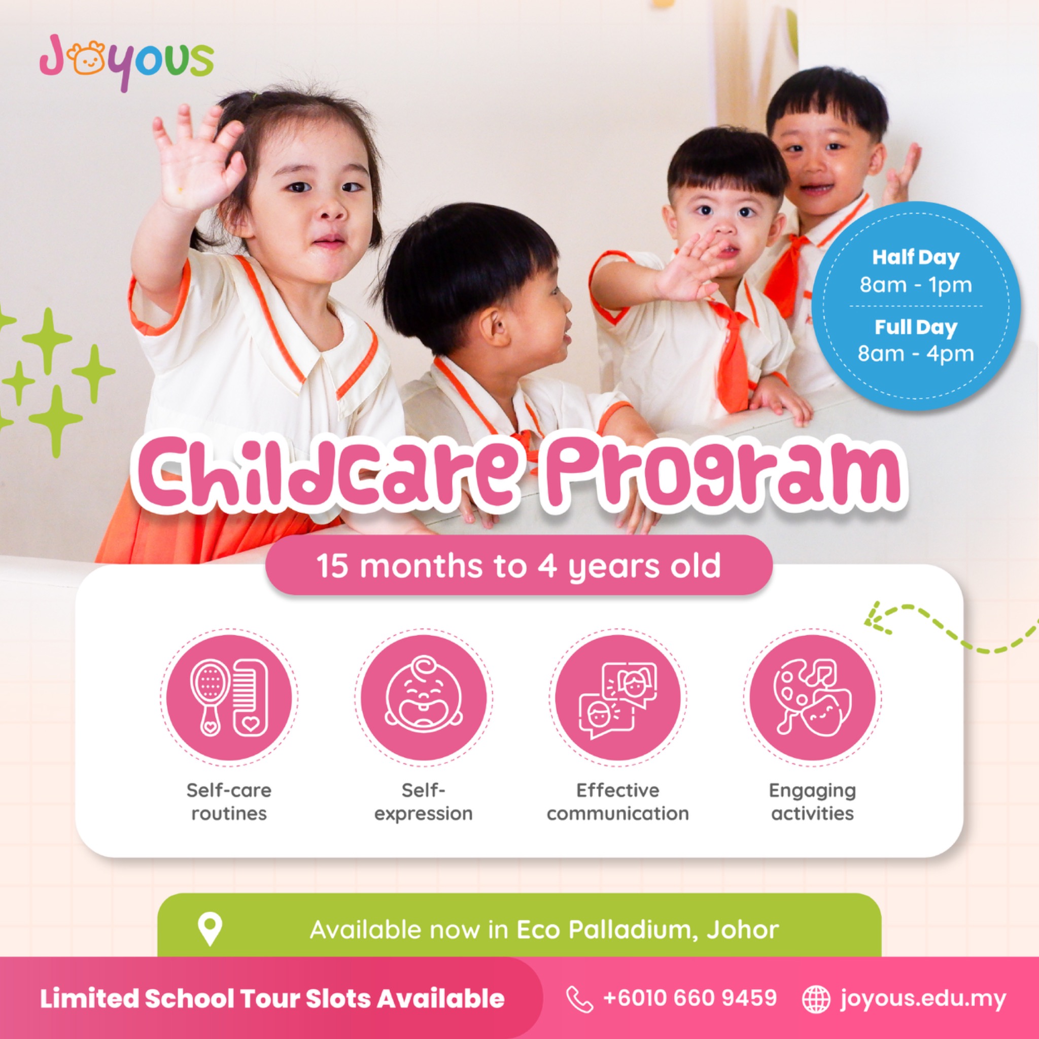 Joyous Childcare and Preschool Facebook ad