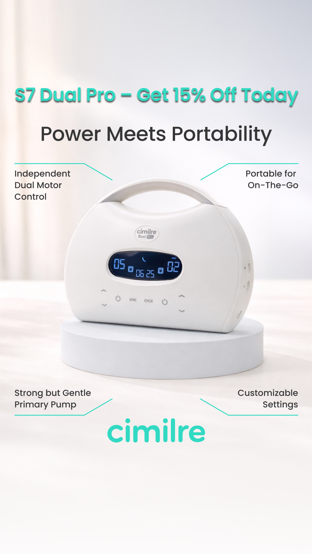 Cimilre Breast Pumps Facebook ad from May 29, 2026