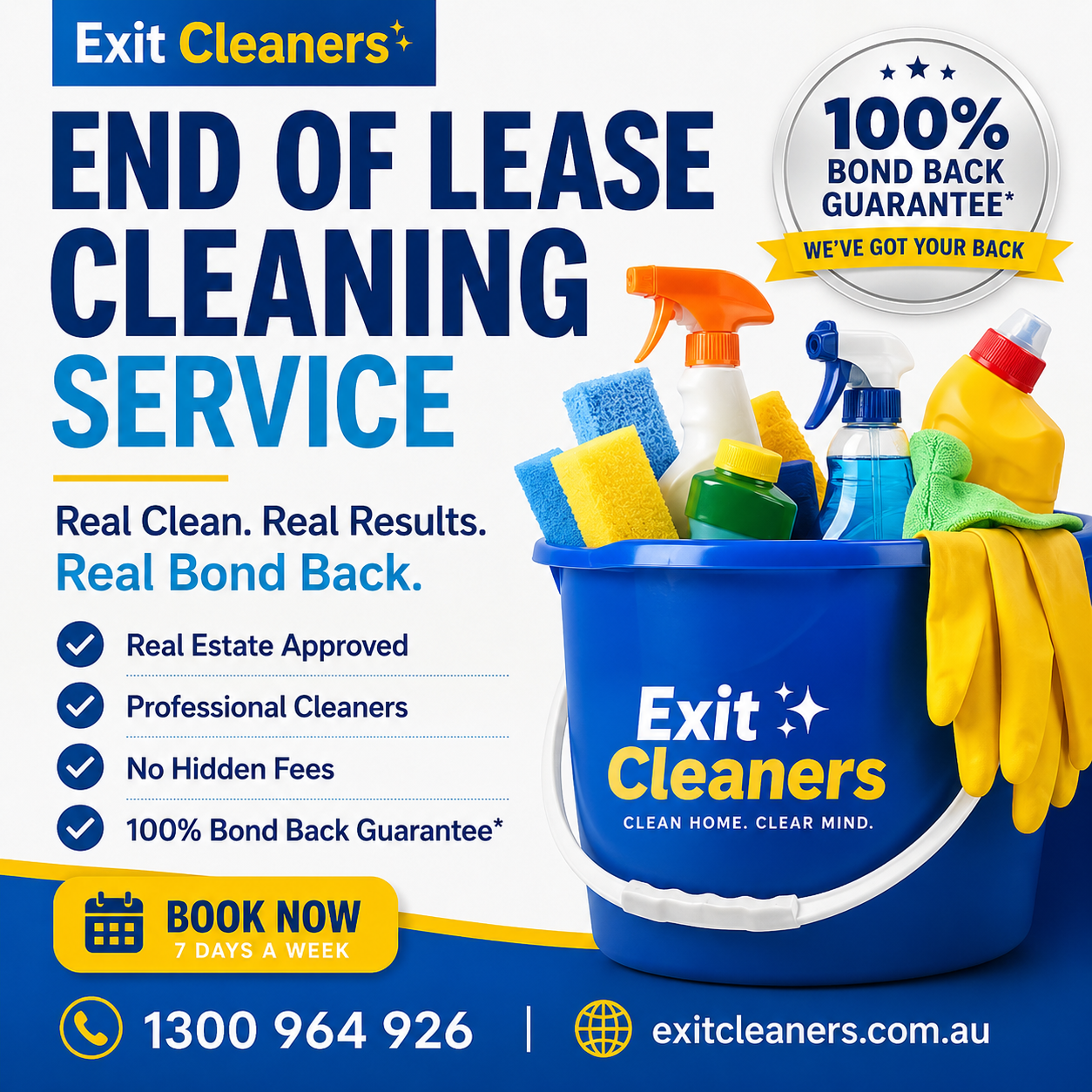 Exit Cleaners Facebook ad