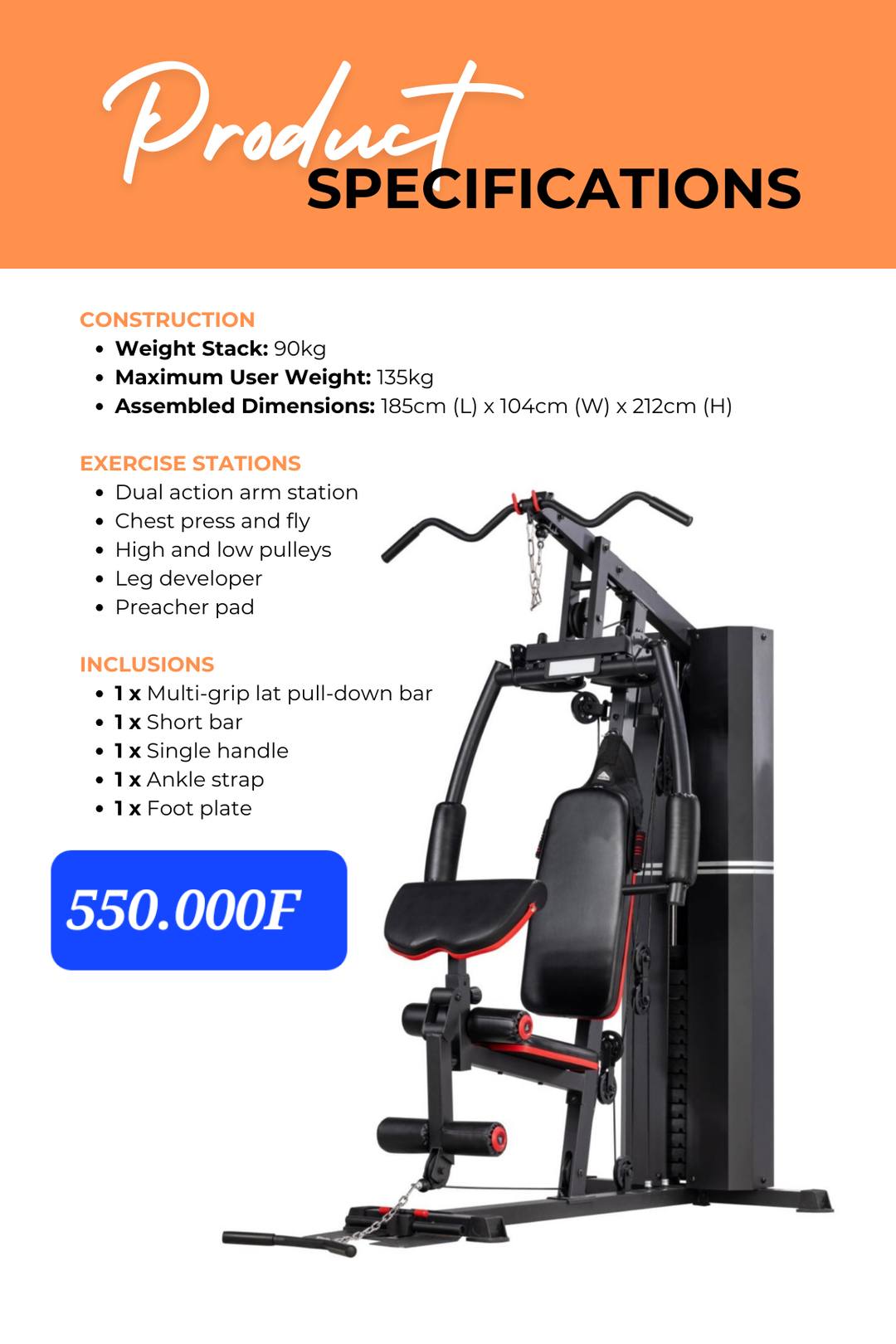 Magasin d'équipements sportifs Facebook ad: Nouveau arrivage Équipements de sport