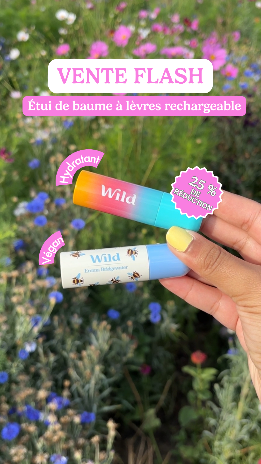 Wild Facebook ad: Vente Flash, -25 % avec le code SALE25