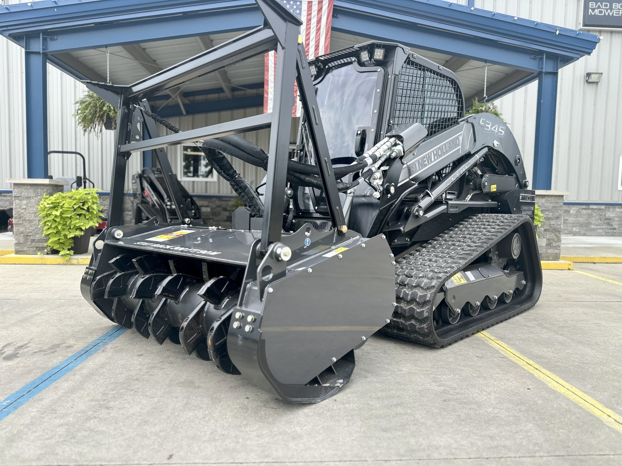 Joshua Kris Facebook ad: 2026 New Holland midnight c345 high flow w/ 61 forestry…