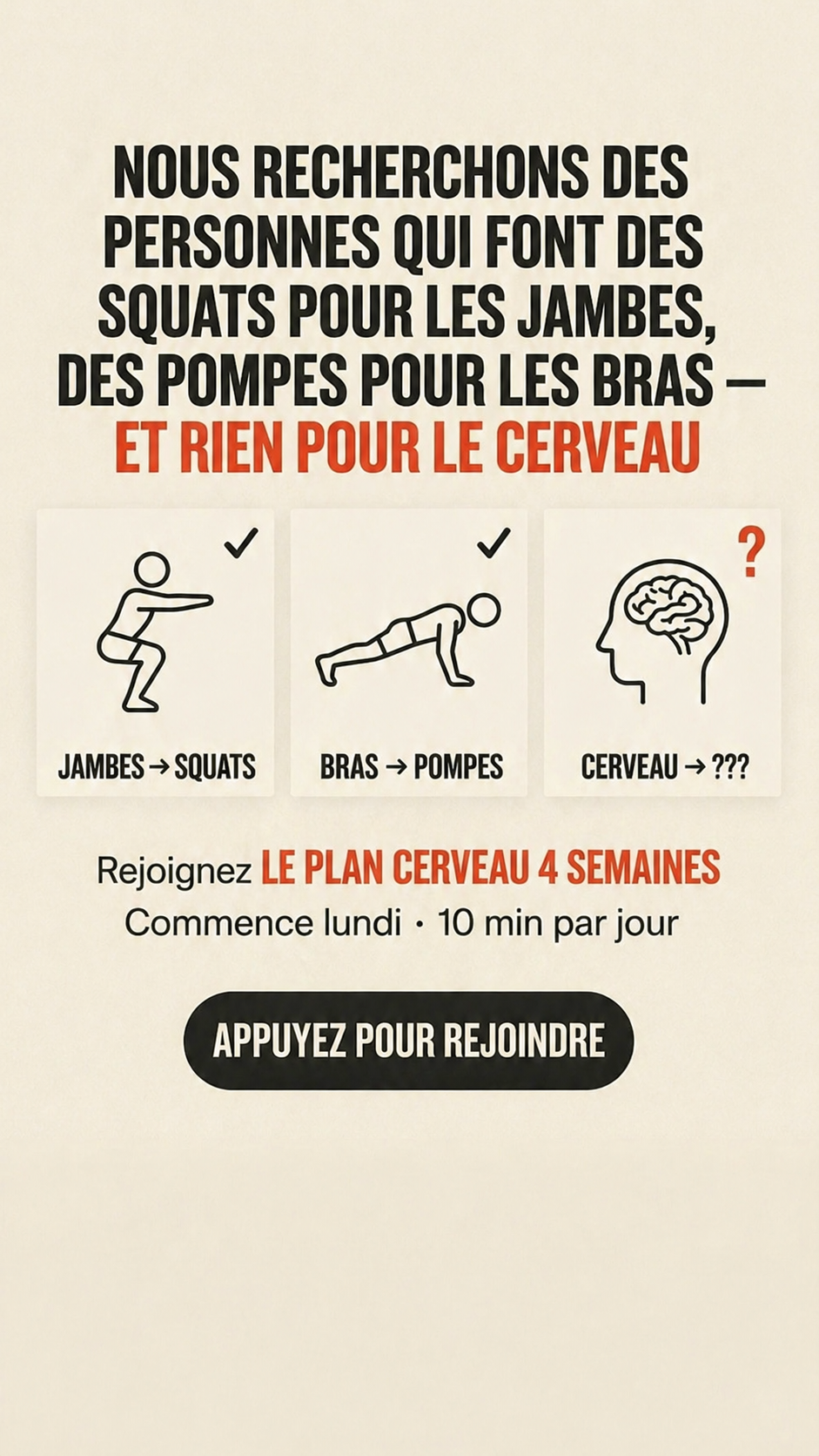 Impulse: Brain Training & Self-Discovery Facebook ad