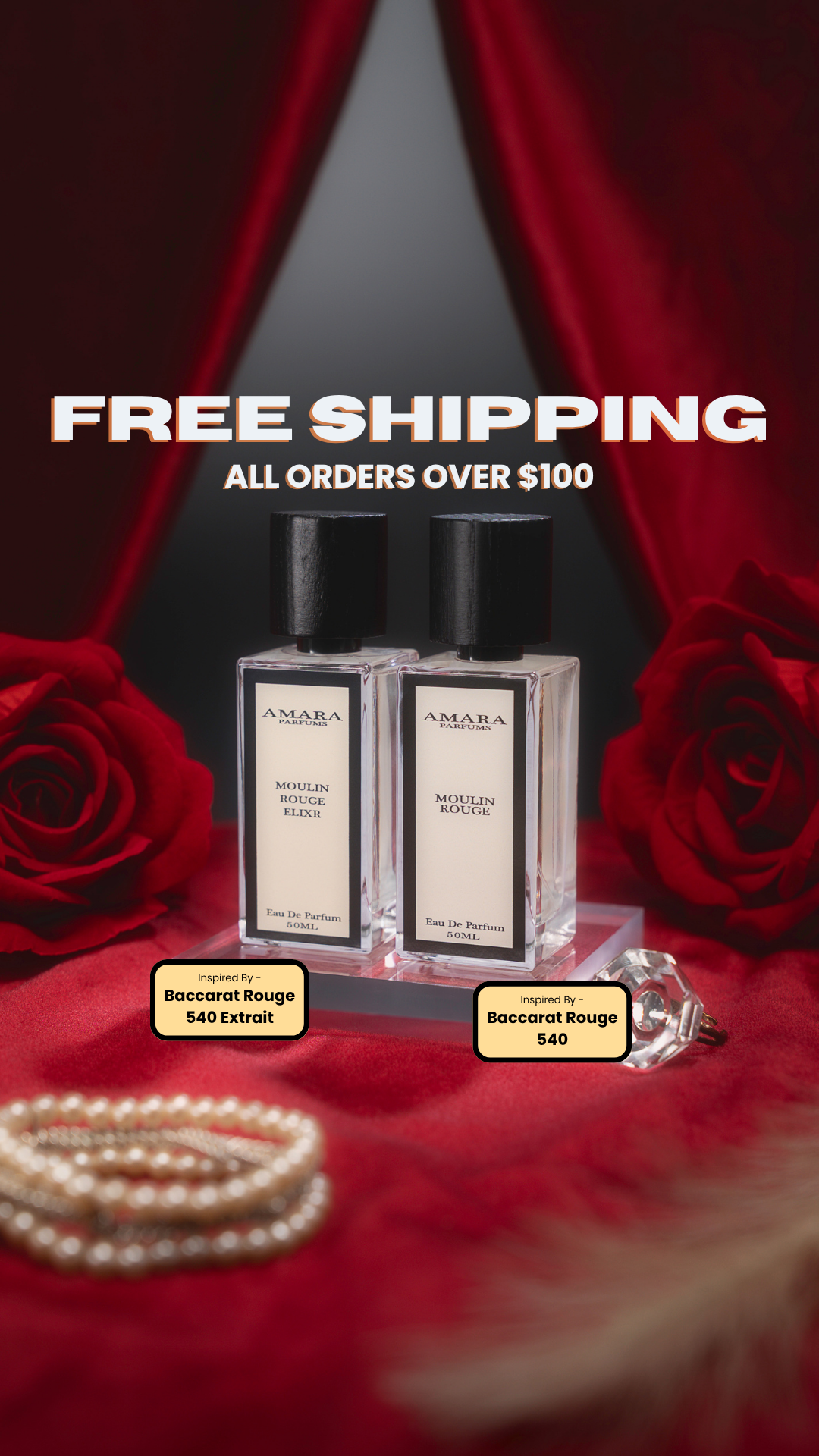 Amara Parfums Facebook ad from Dec 10, 2025
