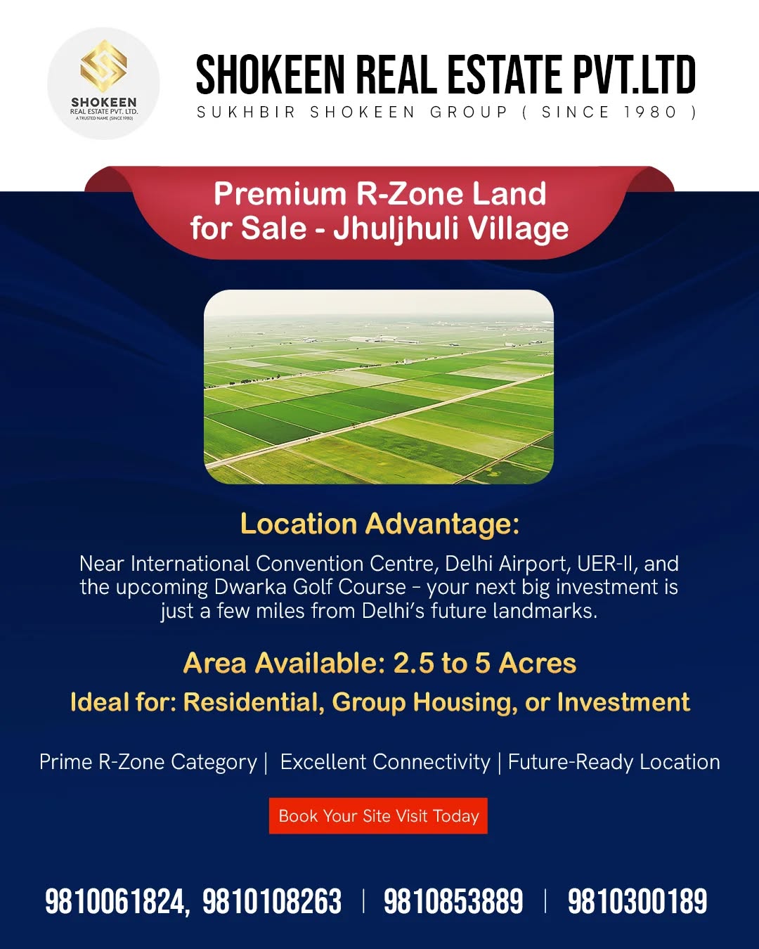 Shokeen Real Estate Pvt Ltd Facebook ad