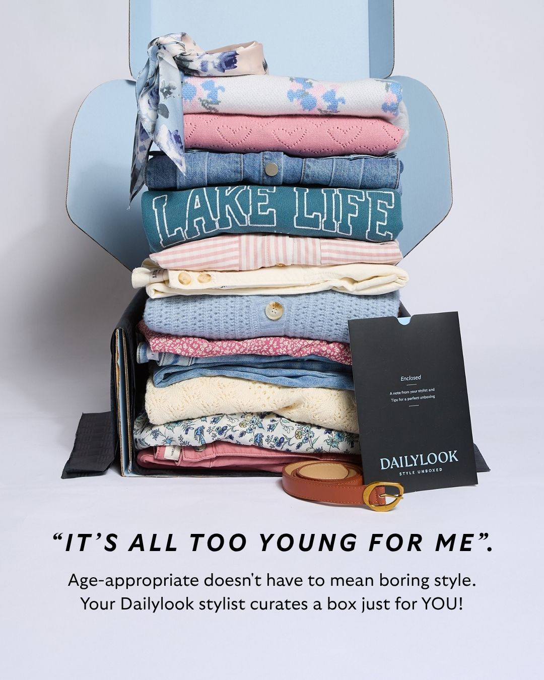 DAILYLOOK Facebook ad: Get Your Personalized Style Box