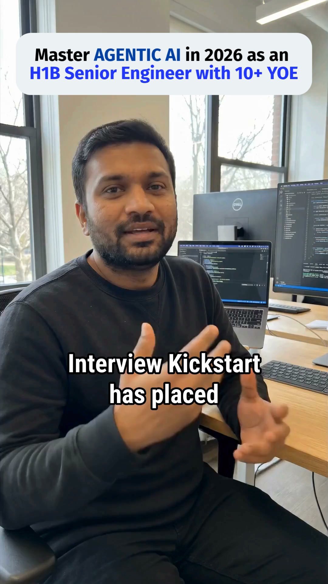Interview Kickstart Facebook ad: Build AI, Lead the Future