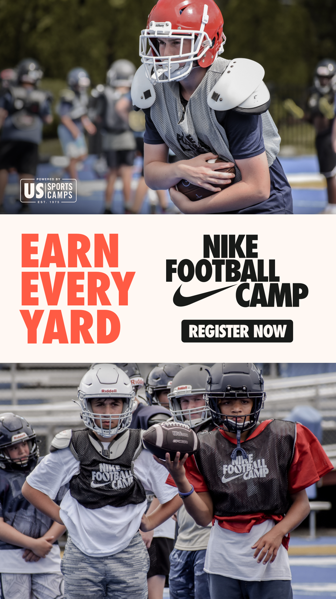 US Sports Camps - NIKE Sports Camps Facebook ad