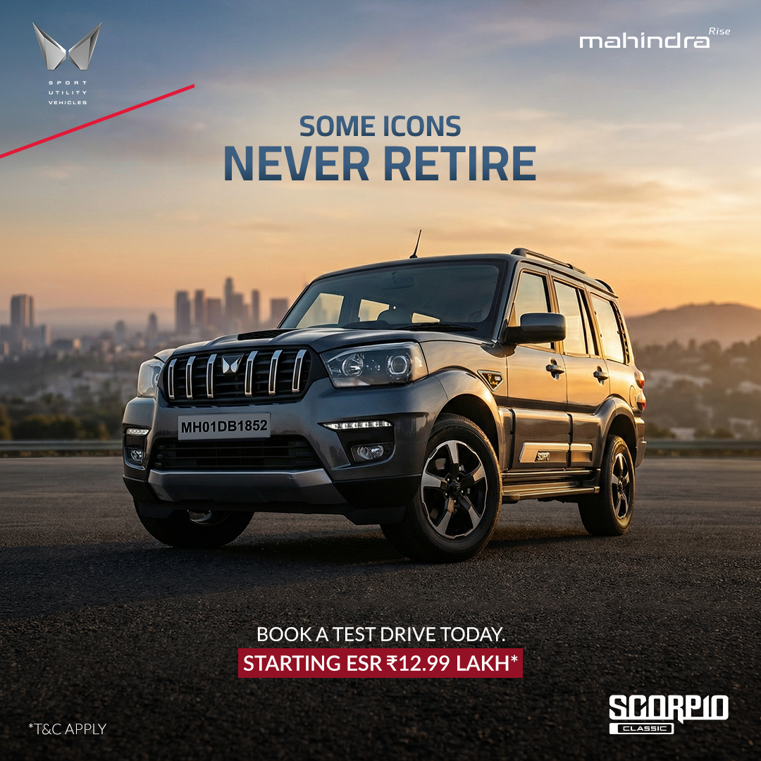Mahindra Scorpio Facebook ad