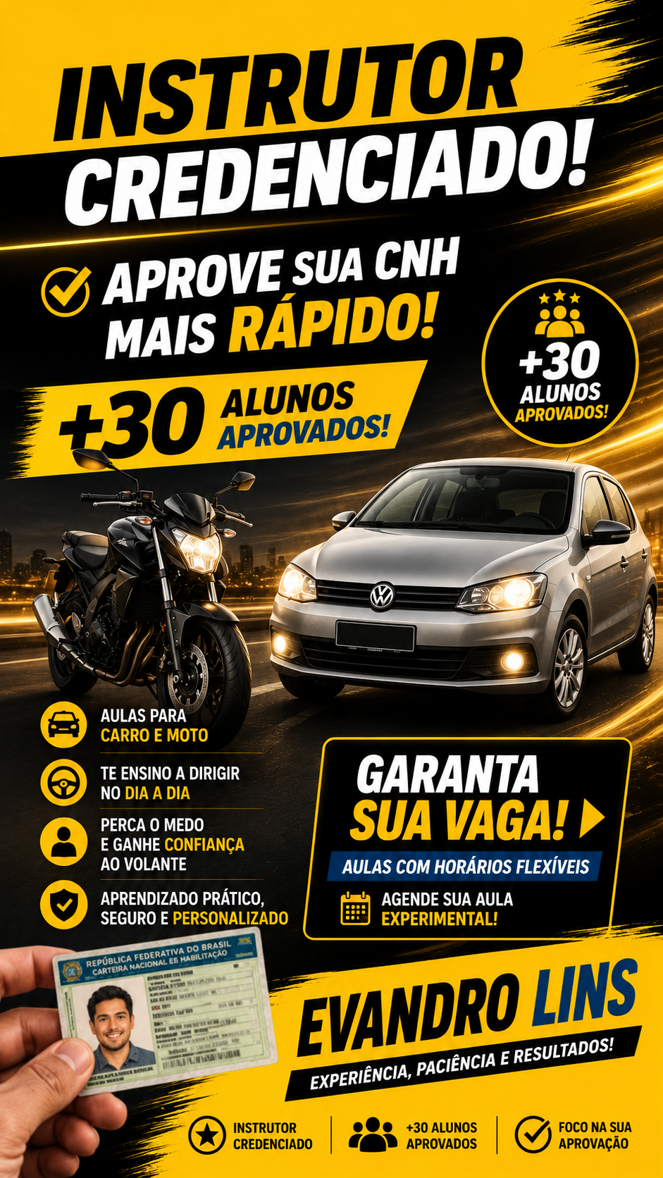 Evandro Lins Facebook ad from May 16, 2026