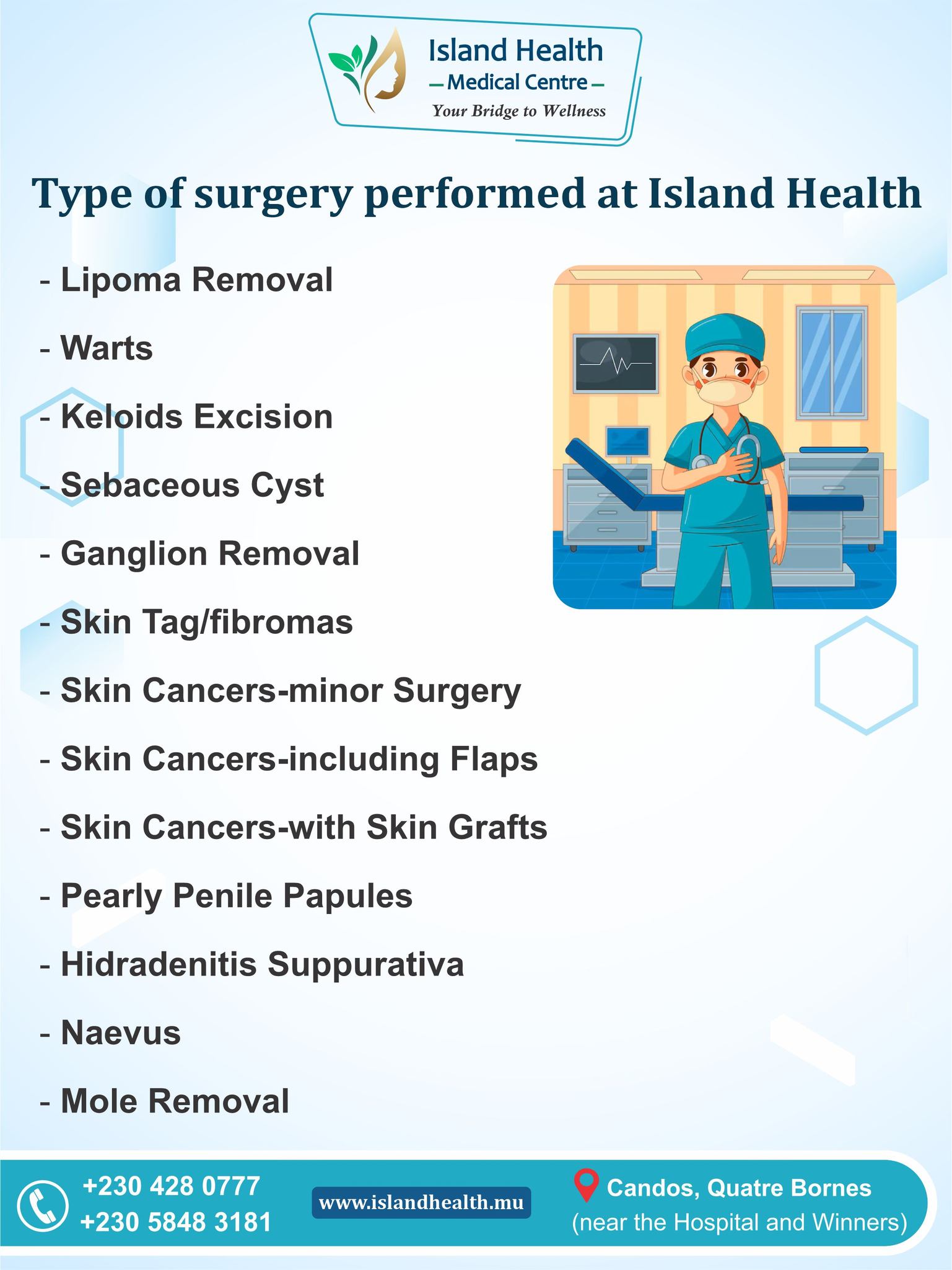 Island Health Medical Center Facebook ad: Kindly call us on 4280777 or WhatsApp on…