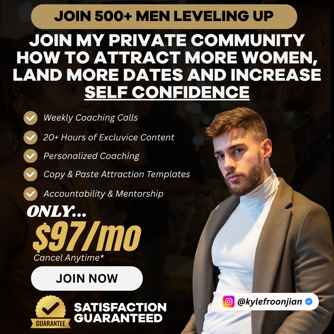 Kyle Froonjian Facebook ad: Most Men Never Learn This About Dating And It's Why You're…
