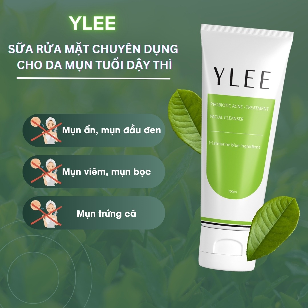 YLEE - Sữa rửa mặt xóa mụn, dưỡng trắng, mờ thâm sẹo Facebook ad