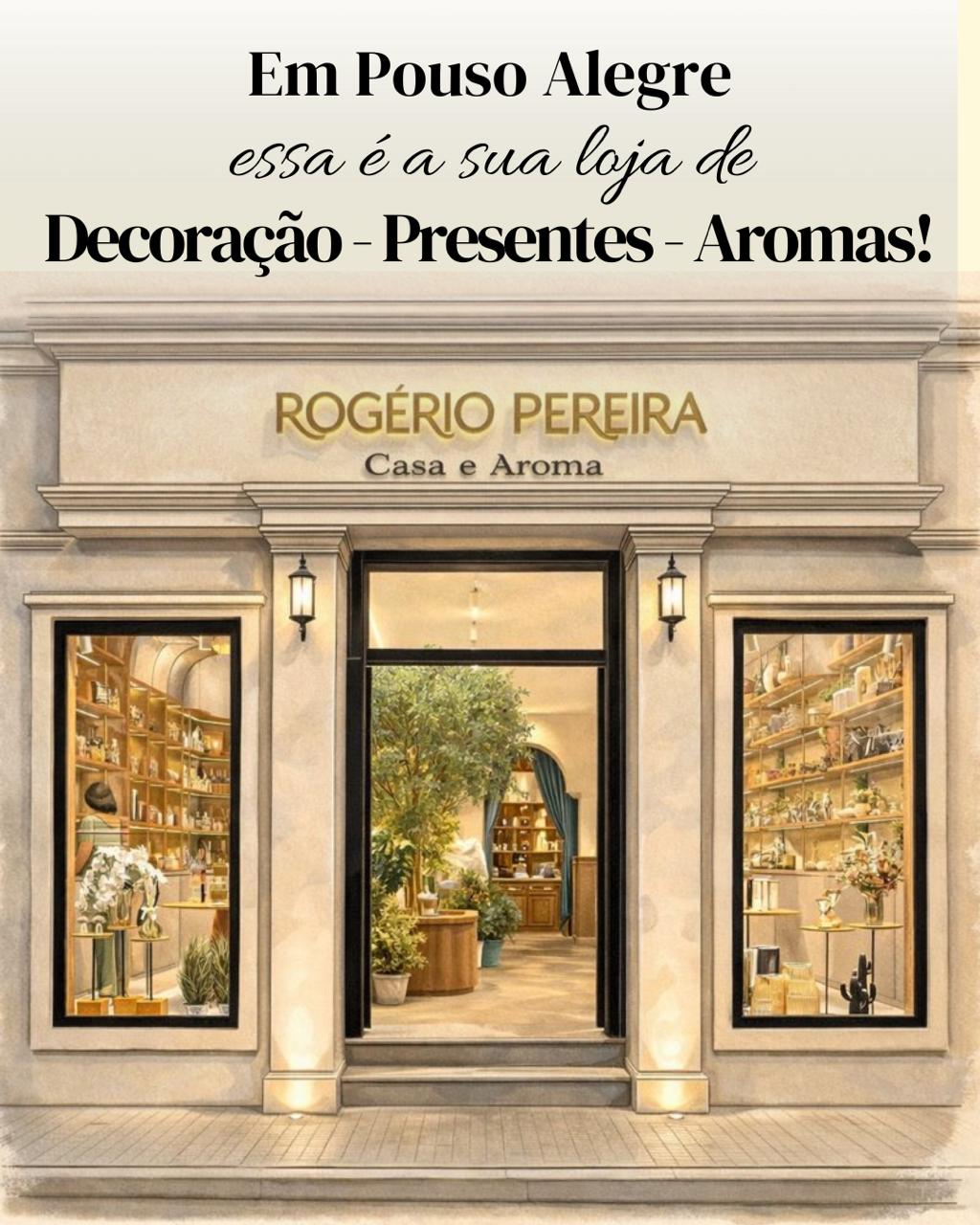 Rogério Pereira Home Decor. Facebook ad: Rogério Pereira Casa e Aroma.