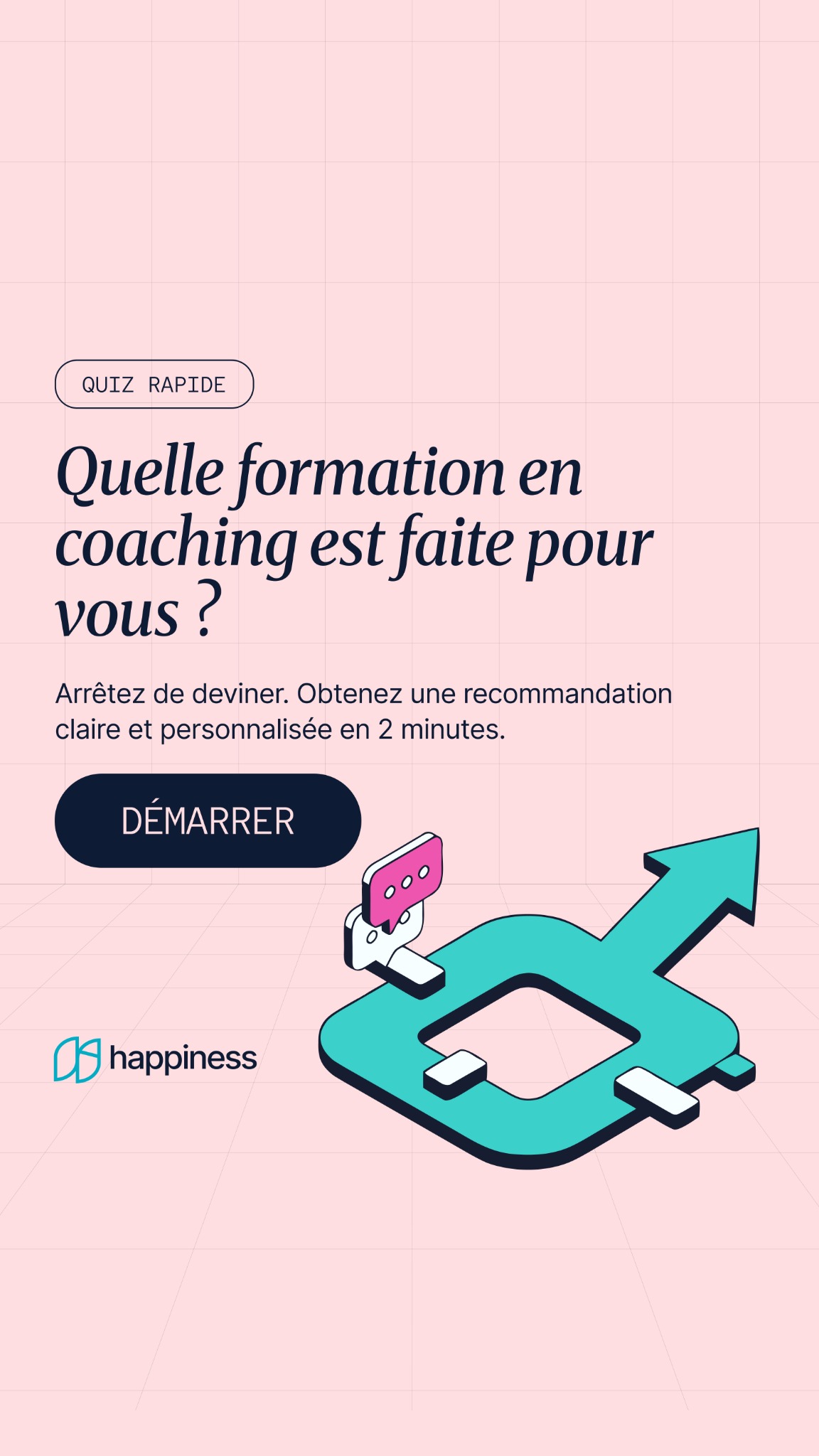 Happiness consulting & coaching Facebook ad