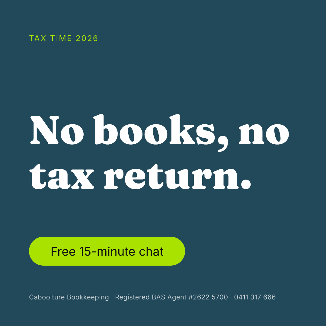 Caboolture Bookkeeping Facebook ad: Free 15-minute chat