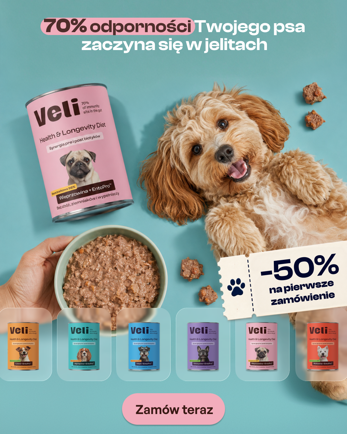 VeliPet Facebook ad